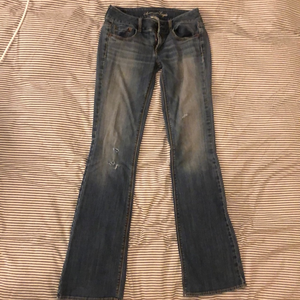 American Eagle Artist cut jeans, size 2 long